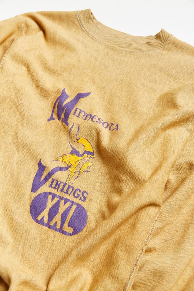 Vintage Champion Minnesota Vikings XXL Crew Neck Sweatshirt #3