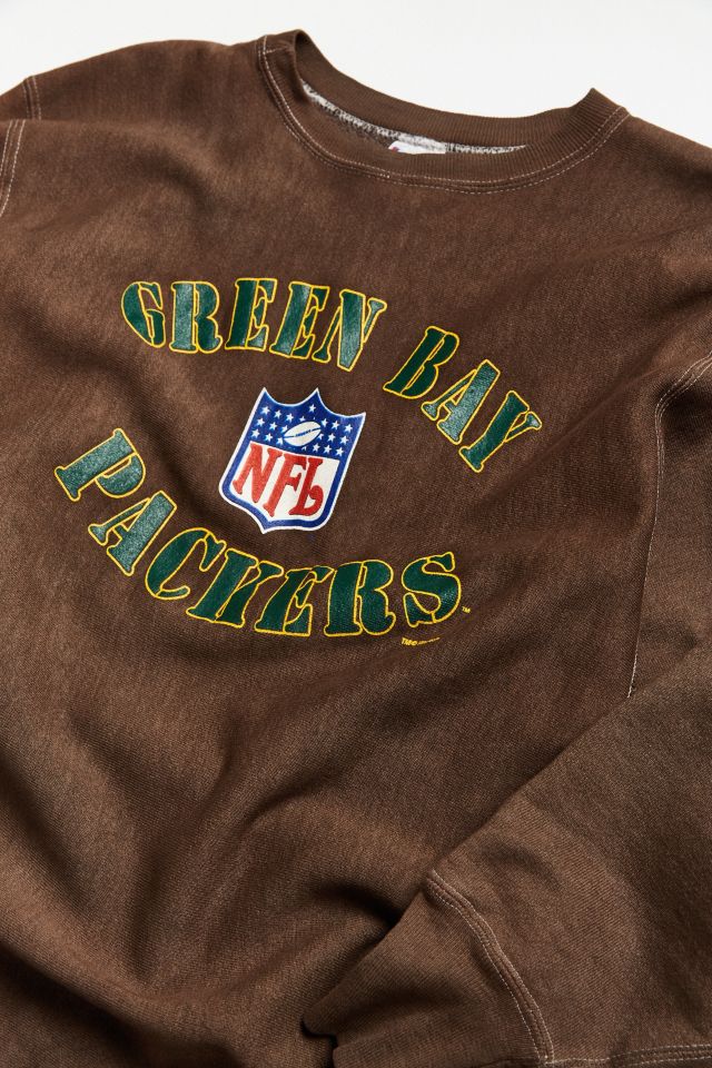 Urban Outfitters Vintage Champion Green Bay Packers Crew Neck