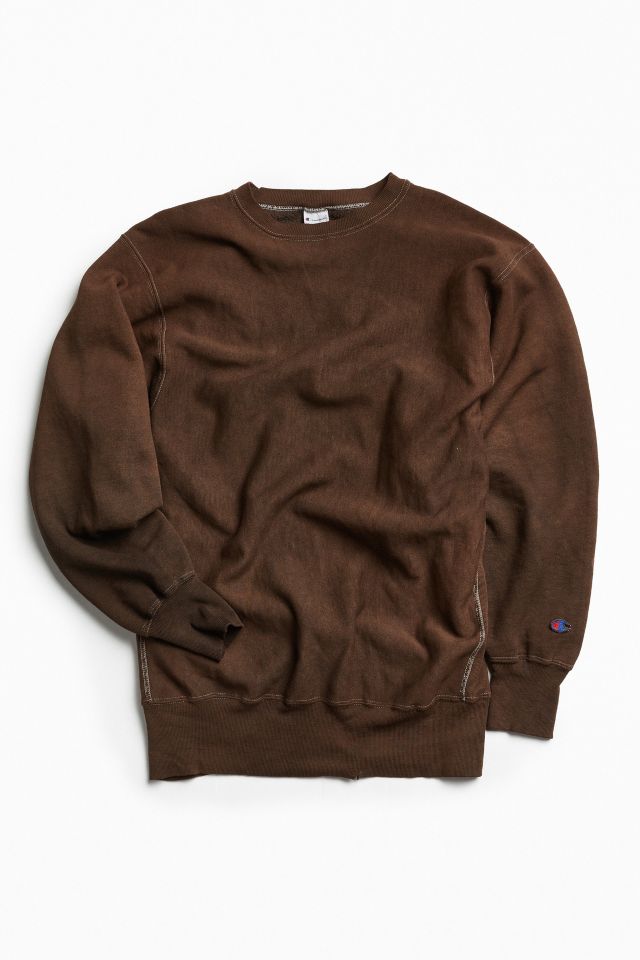 Vintage Champion Chocolate Brown Crew Neck Sweatshirt