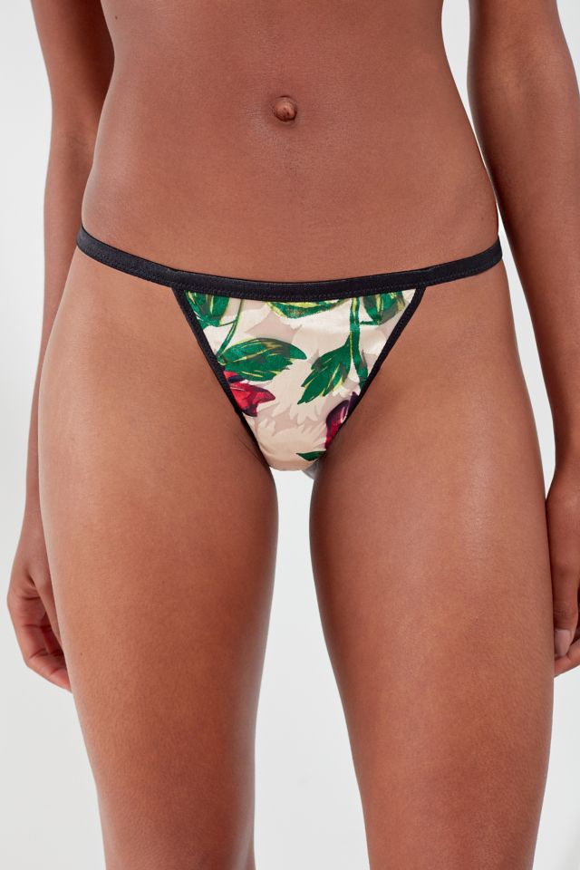 Out From Under Pocket Full Of Posies Velvet Thong #1