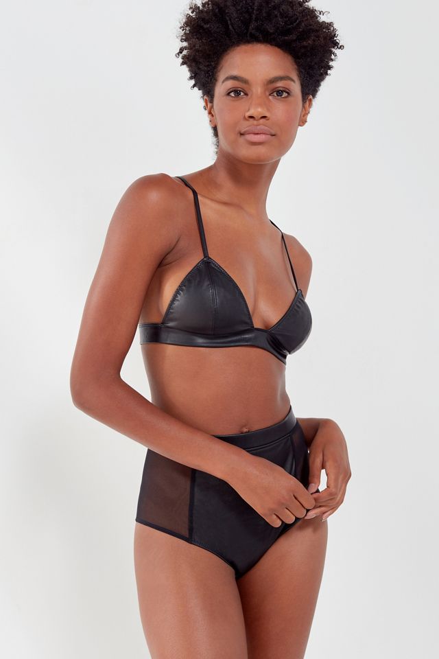 Out From Under Leather Up Bralette #4