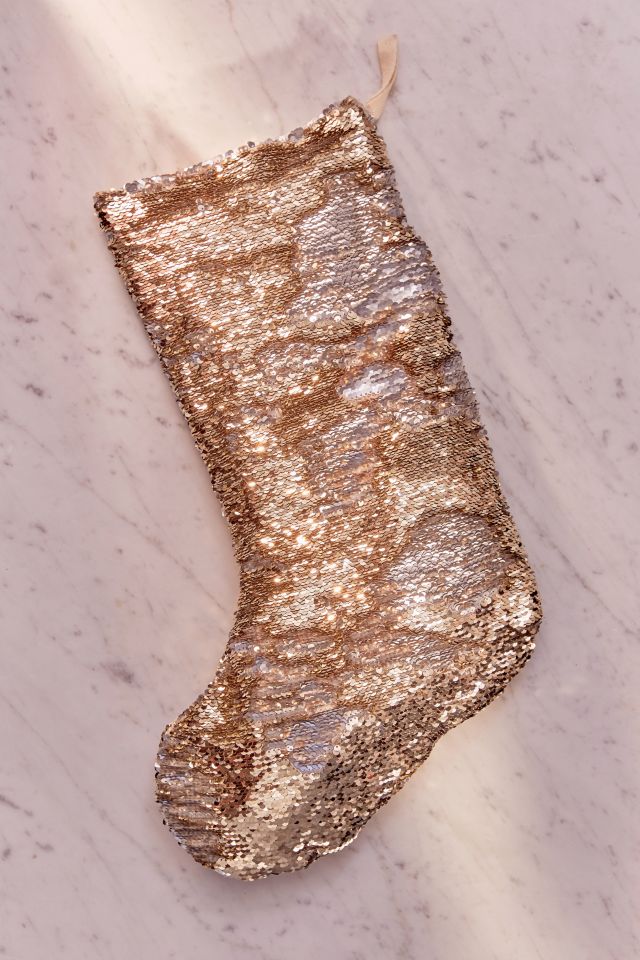 Mermaid Reversible Sequin Holiday Stocking #1