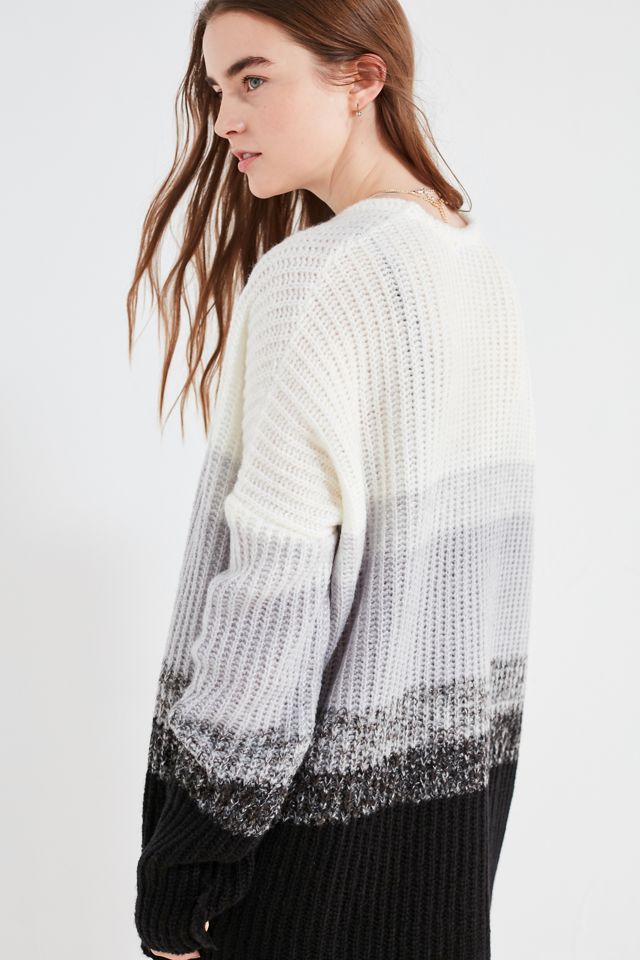 Silence + Noise Ombre Striped Cardigan #1