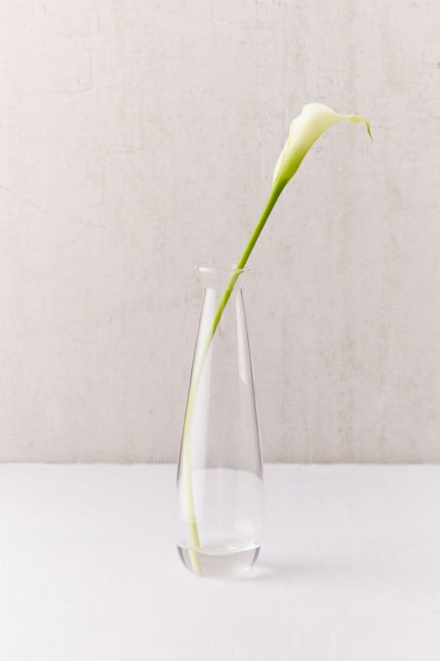 Arabesque Glass Bud Vase