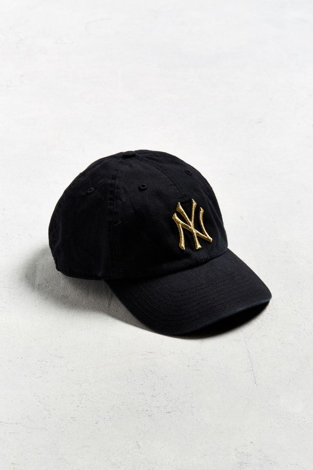 47 Brand MVP Metallic Embroidered New York Yankees Baseball Hat Urban Outfitters