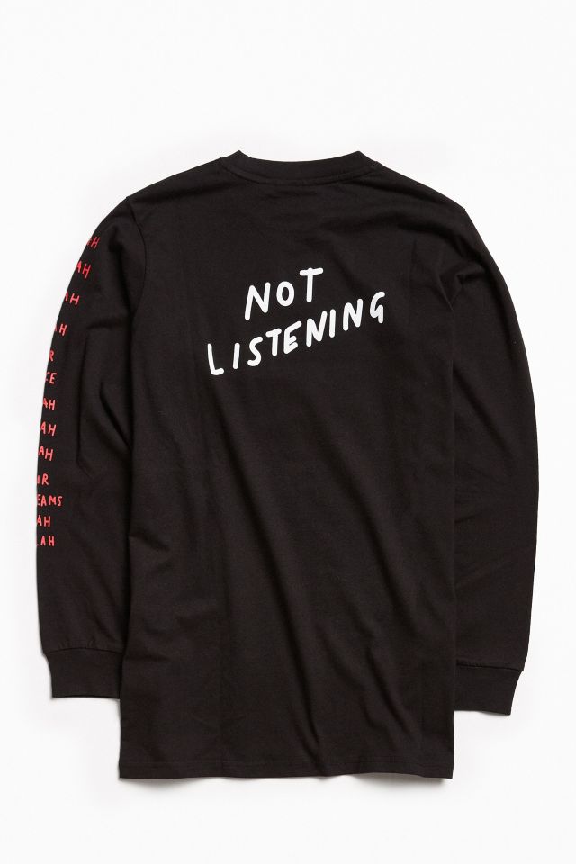 Lazy Oaf Blah Blah Long Sleeve Tee