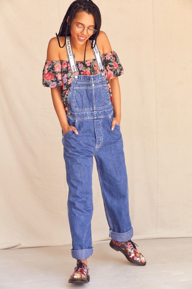 zak tuin cilinder Vintage Tommy Hilfiger '90s Denim Overall | Urban Outfitters