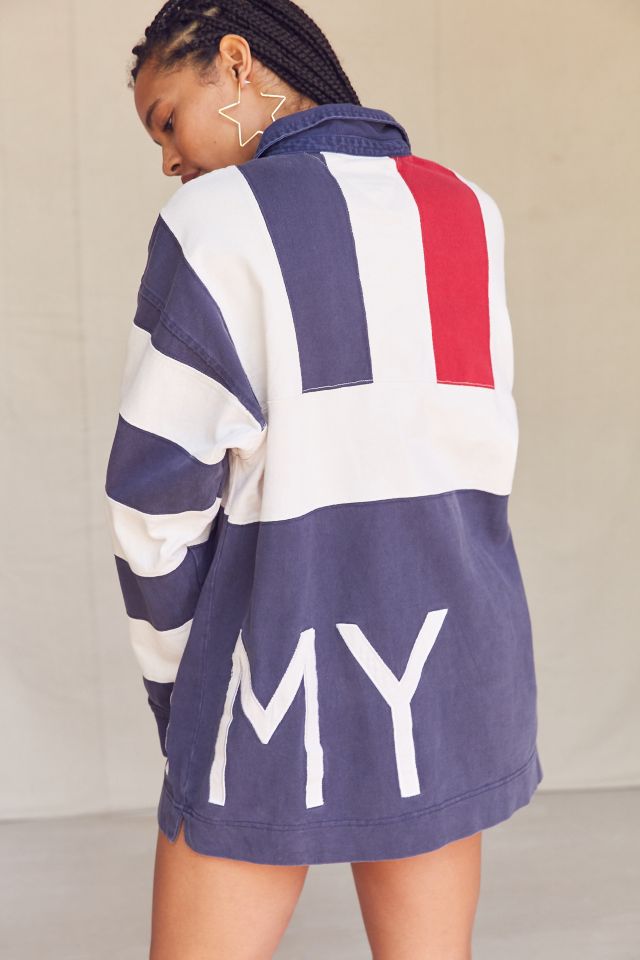 Vintage Tommy Hilfiger ‘90s Oversized Colorblocked Rugby Shirt #1