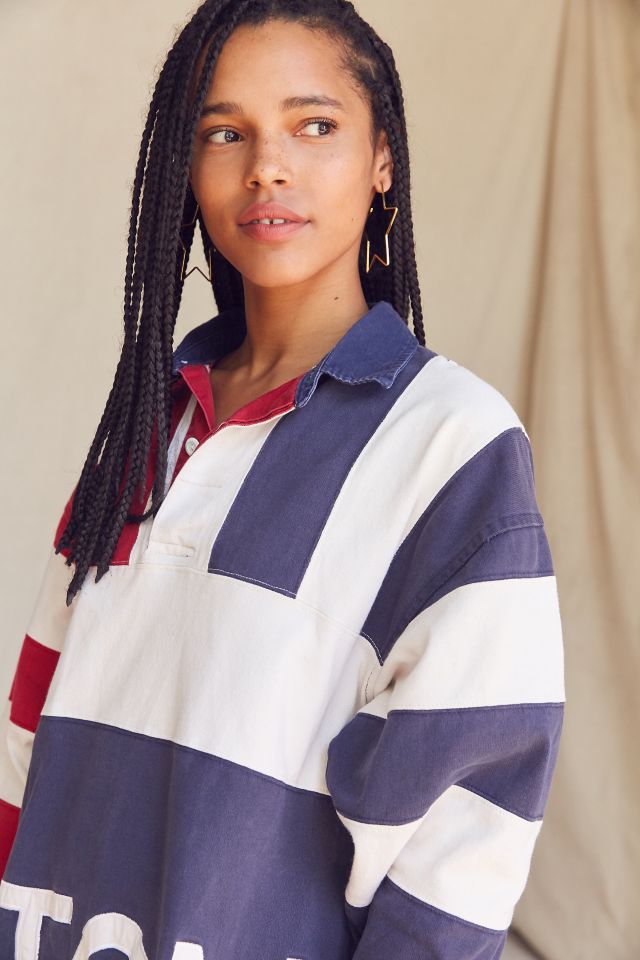Vintage Tommy Hilfiger ‘90s Oversized Colorblocked Rugby Shirt #2