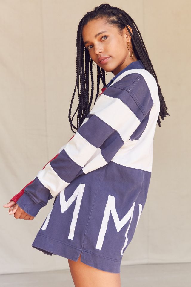 Vintage Tommy Hilfiger ‘90s Oversized Colorblocked Rugby Shirt #4