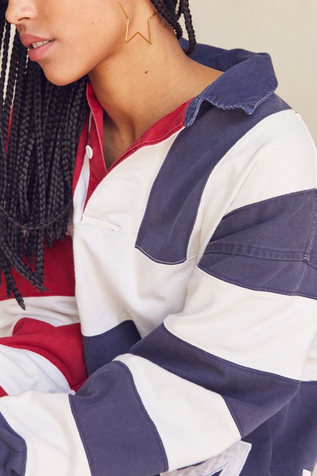 Vintage Tommy Hilfiger ‘90s Oversized Colorblocked Rugby Shirt #5