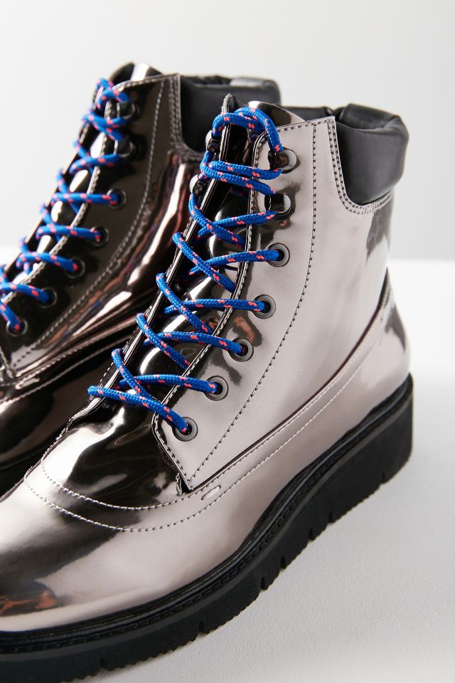 Shellys London Erin Silver Hiker Boot #1