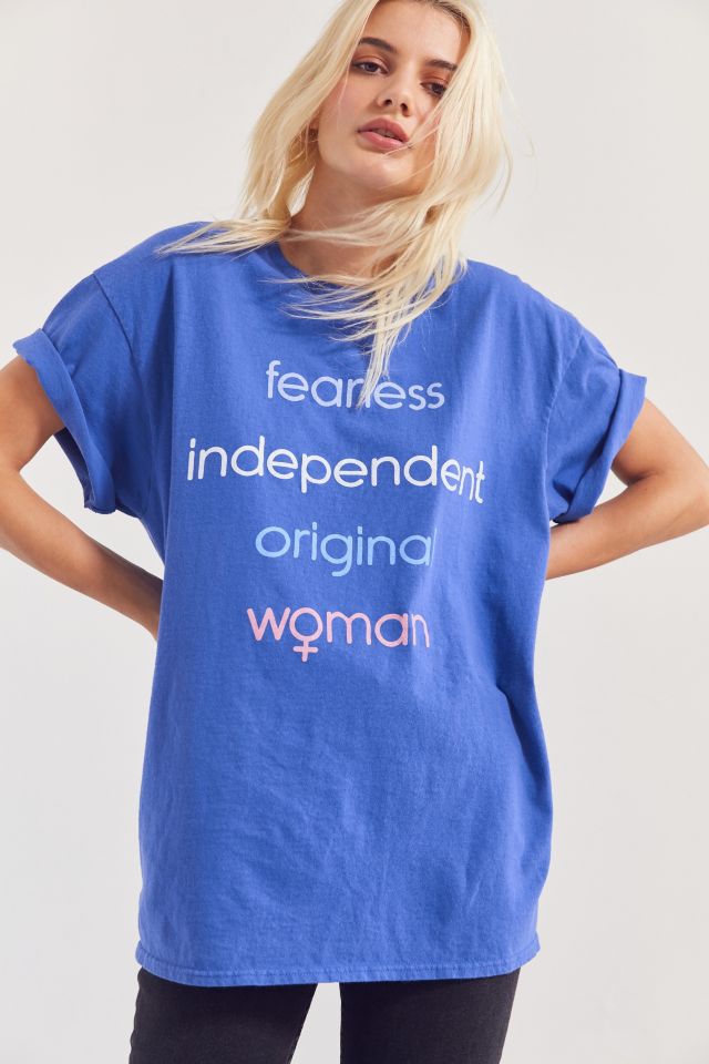 Junk Food Fearless Woman Tee | Urban Outfitters