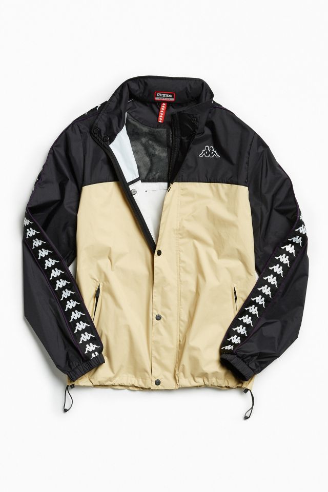 Kappa hotsell black windbreaker