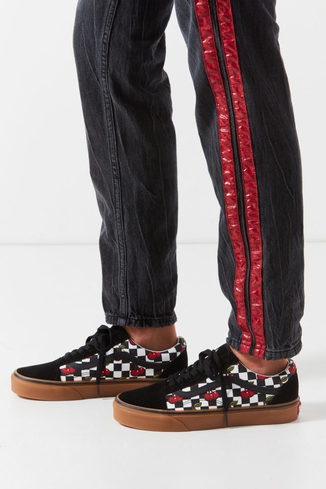 Vans Cherry Checker Old Skool (Black/Gum)