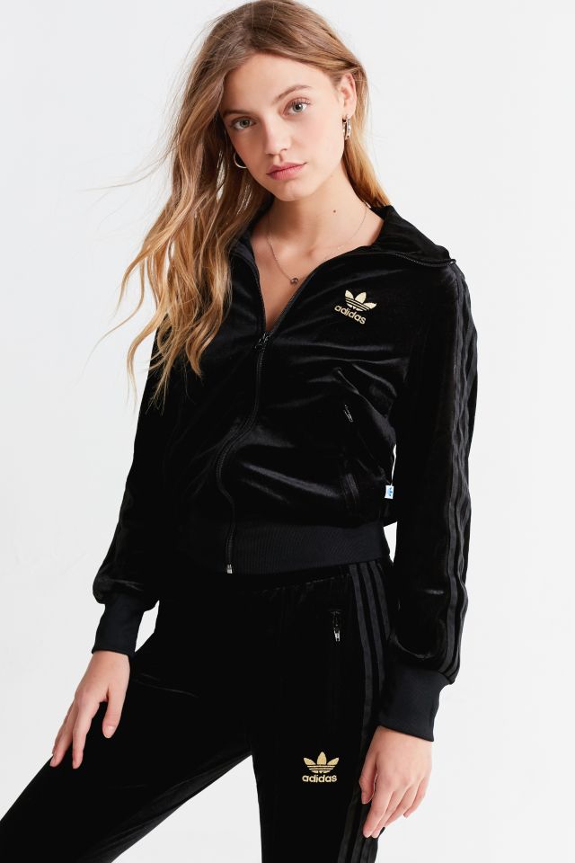 adidas Originals Firebird Velour Track Top | Urban Outfitters