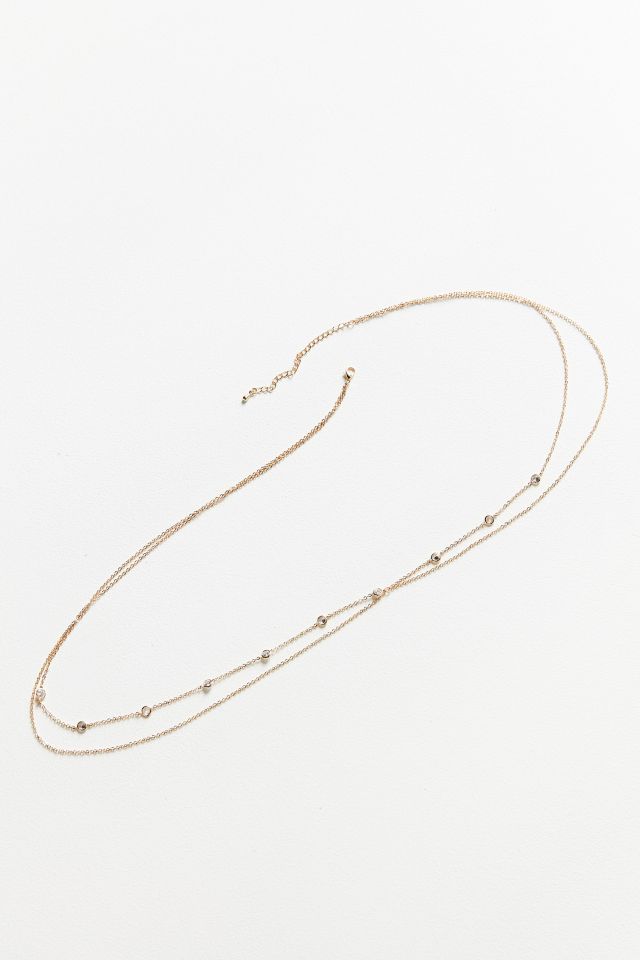 Nicola Rhinestone Belly Body Chain #1