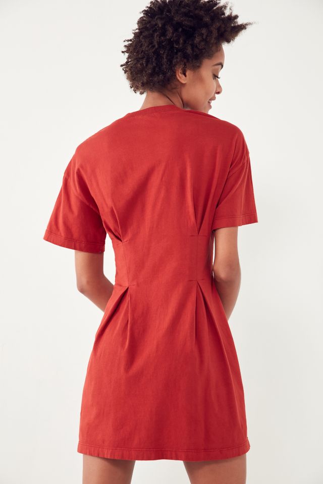 Silence + Noise Seamed Waist T-Shirt Dress #1