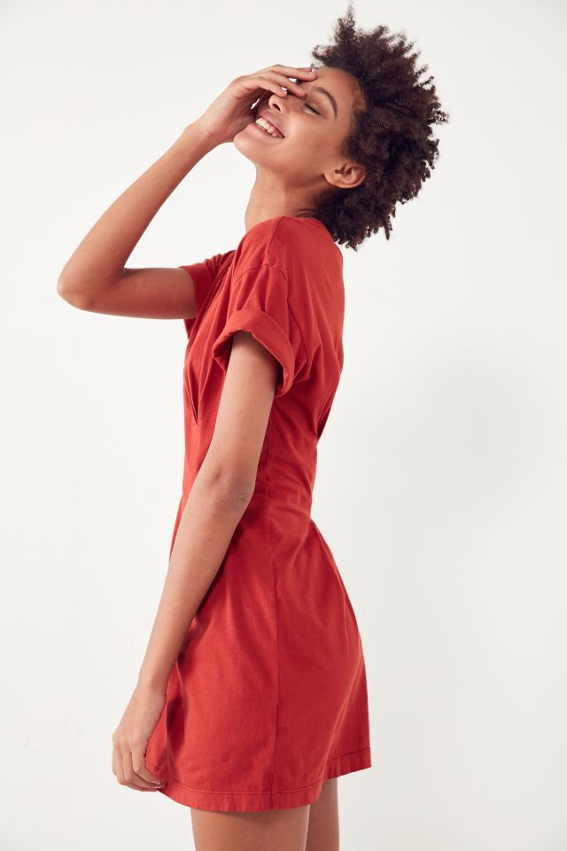 Silence + Noise Seamed Waist T-Shirt Dress #3