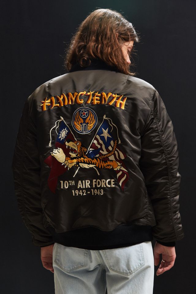 Schott Flying Tenth MA-1 Bomber Jacket | Urban Outfitters