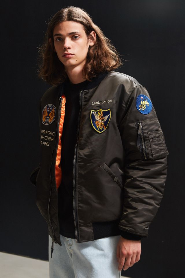 Schott Flying Tenth MA-1 Bomber Jacket | Urban Outfitters