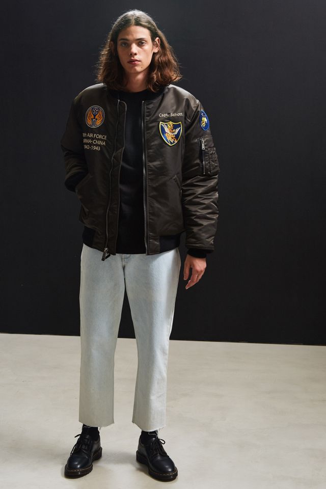 Schott Flying Tenth MA-1 Bomber Jacket | Urban Outfitters