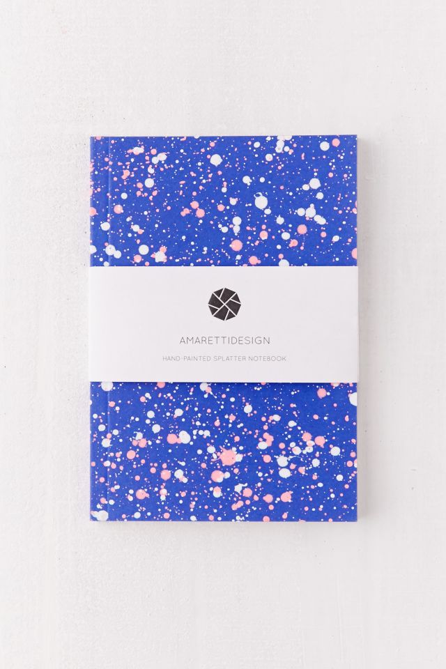 Amaretti Designs Paint Splatter Mini Notebook #1