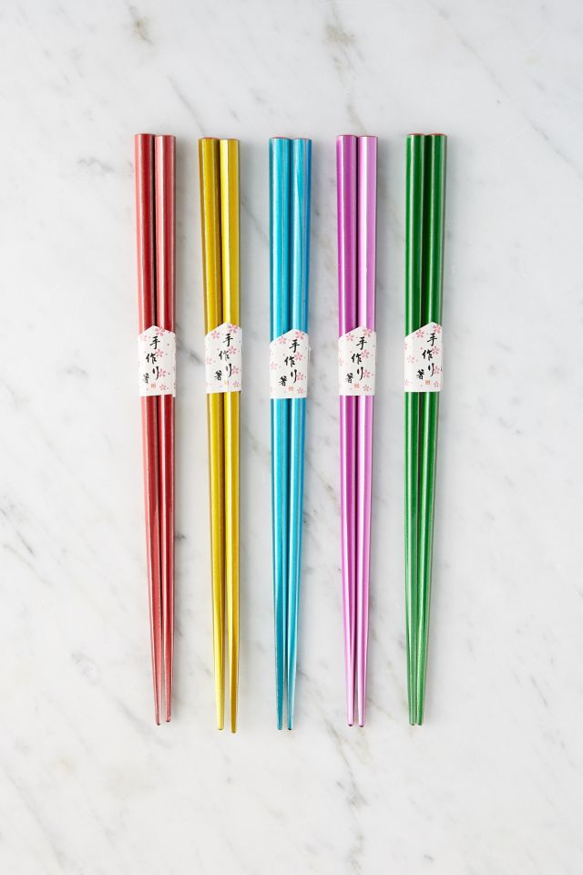 Miya Neon Metallic Chopsticks Set #1