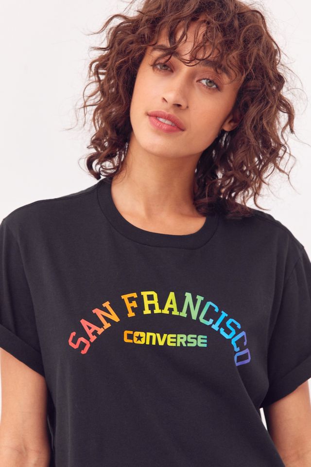 Converse pride t shirt best sale