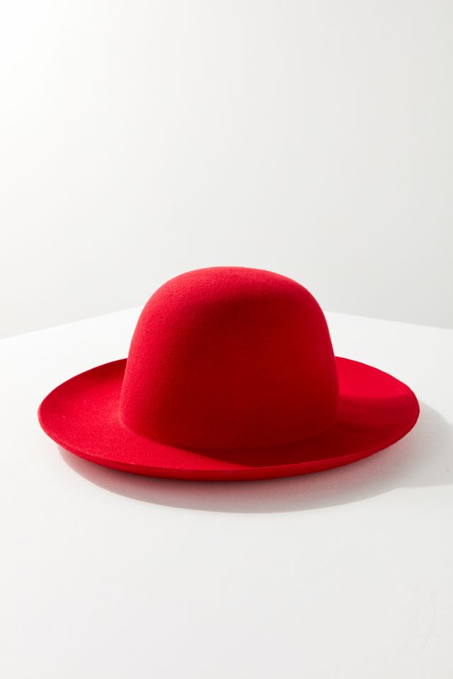 Chapeau melon en feutre Annie #1