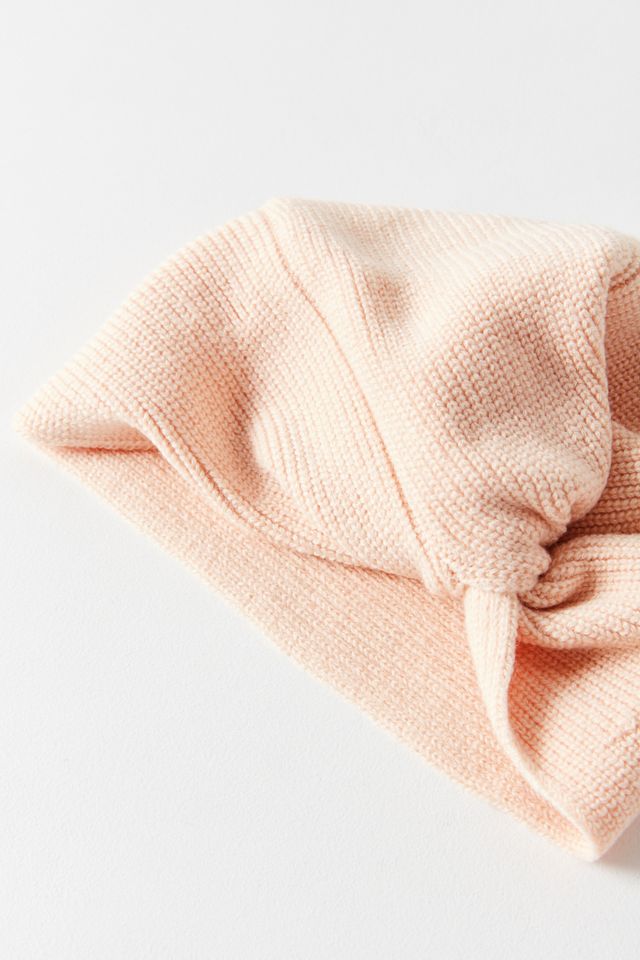 Knot-Front Knit Beanie #1