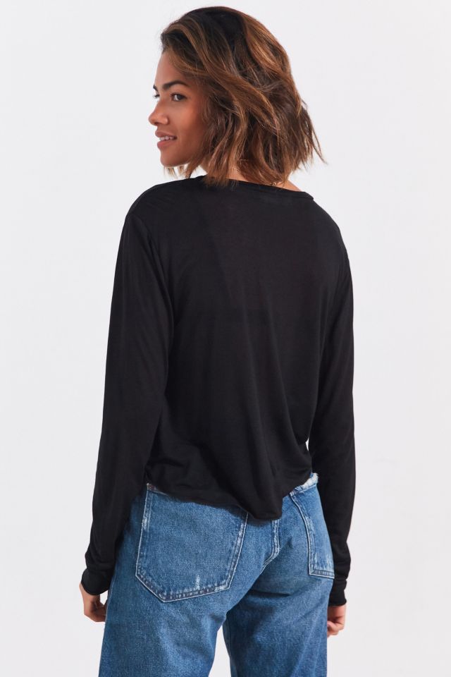 Project Social T Halie Lettuce Edge Long Sleeve Tee #1