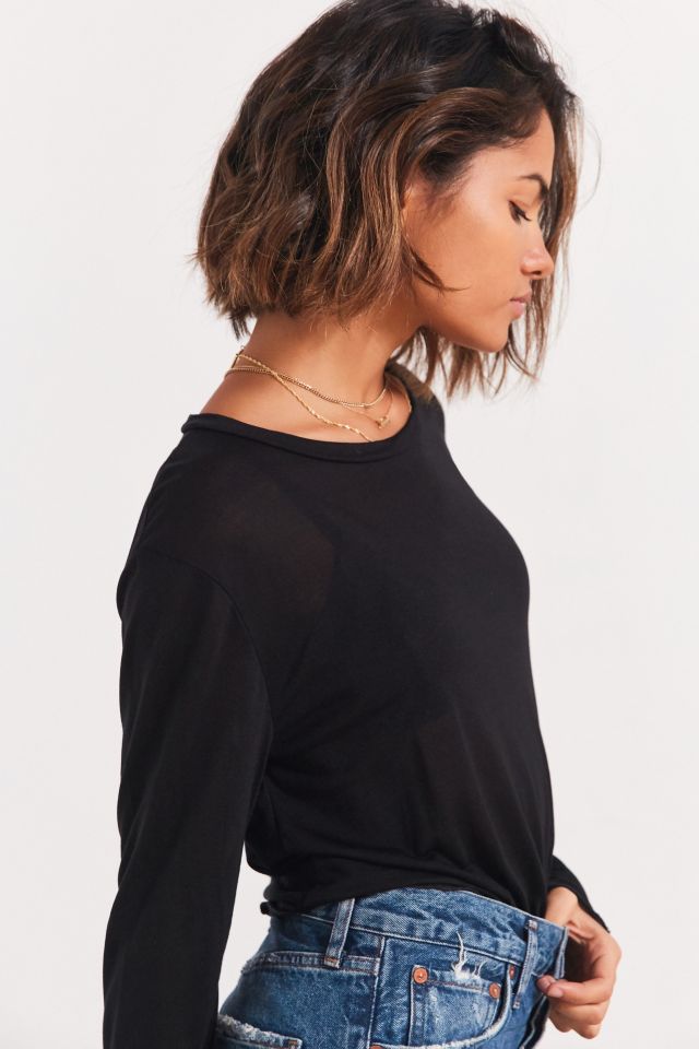 Project Social T Halie Lettuce Edge Long Sleeve Tee #2