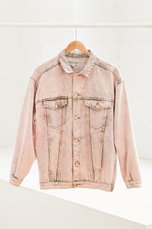 Pink Acid Wash Jacket Pink Acid Wash Jacket