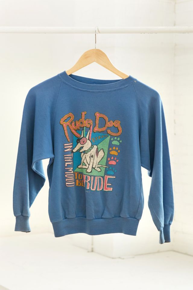 Vintage selling Rude Dog Sweatshirt 1980s Sun sportswear