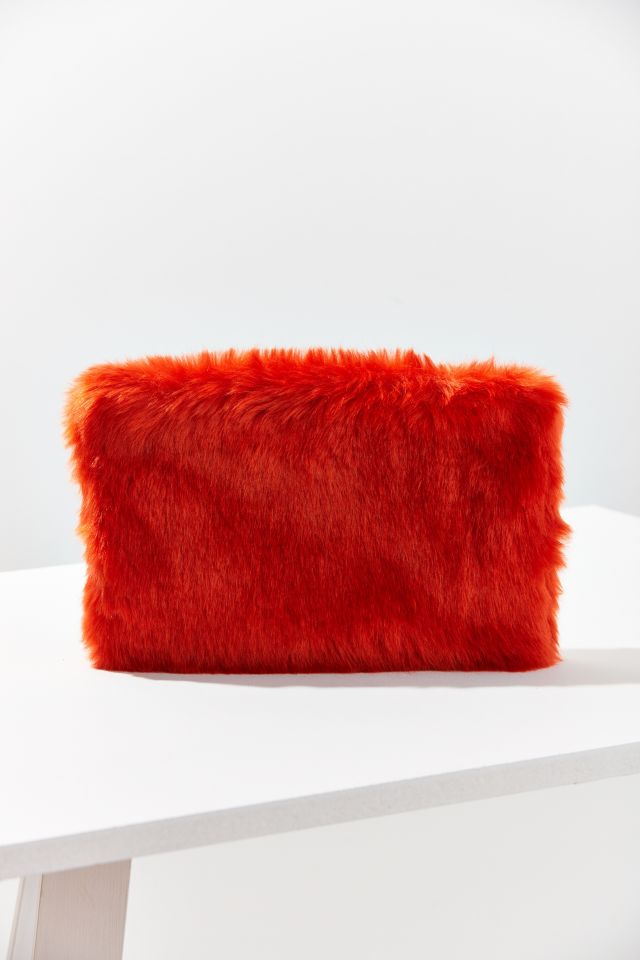 Ava Faux Fur Pouch #1