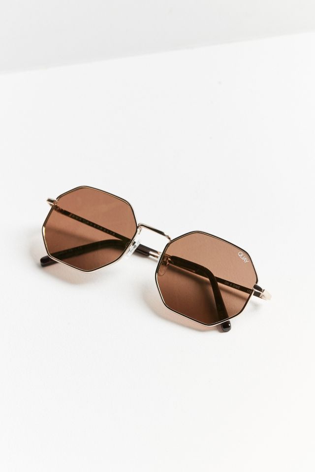 Quay On A Dime Geometric Sunglasses #4
