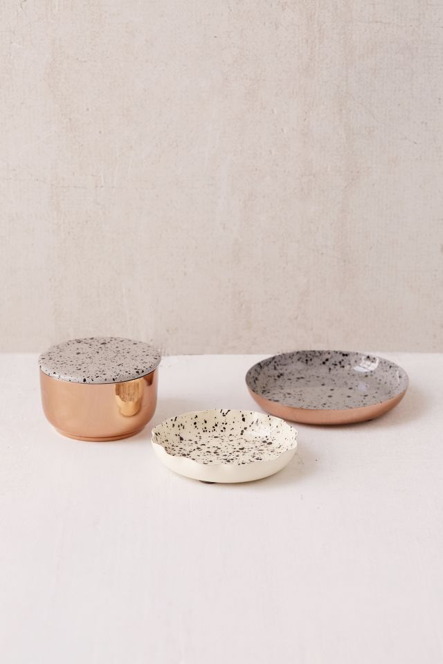 Splattered Enamel Table-Top Organizer Set #1