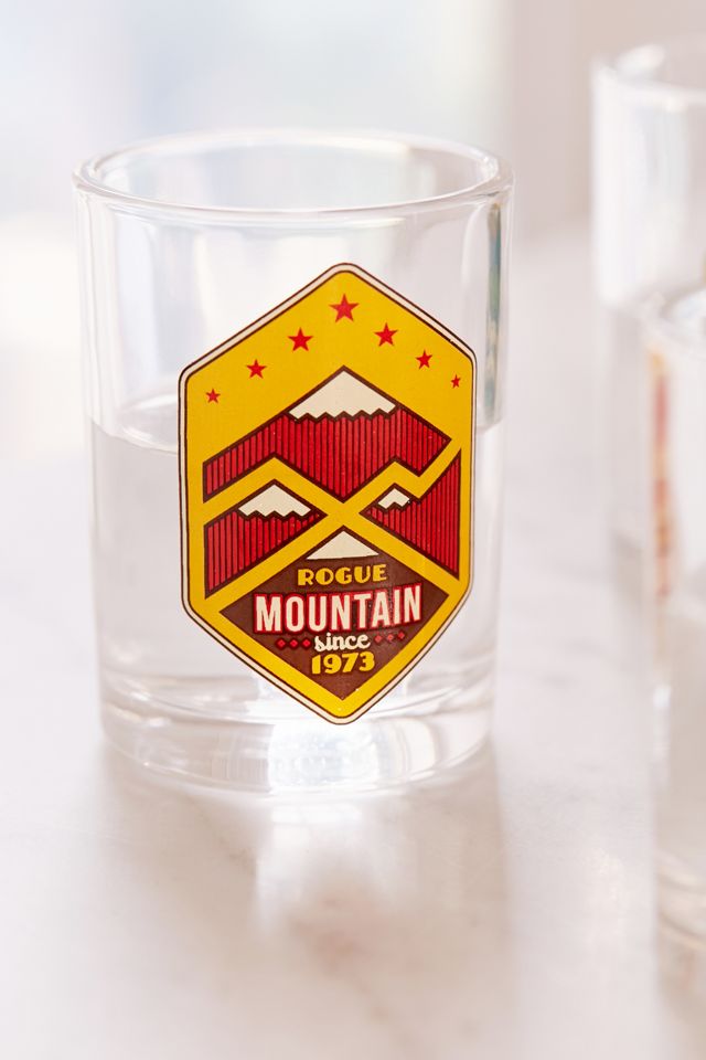Retro Camping Logo Shot Glasses Set #2