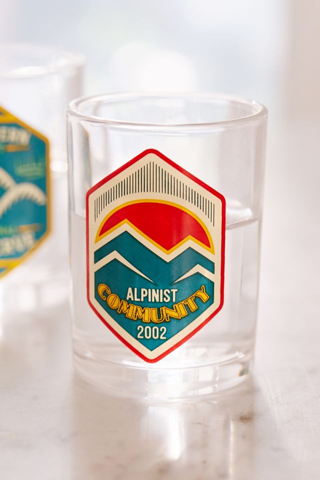 Retro Camping Logo Shot Glasses Set #3