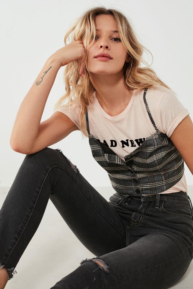 Project Social T Flocked Bad News Tee #2