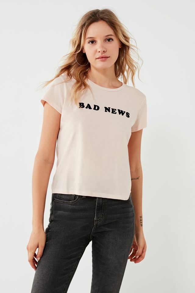 Project Social T Flocked Bad News Tee #3