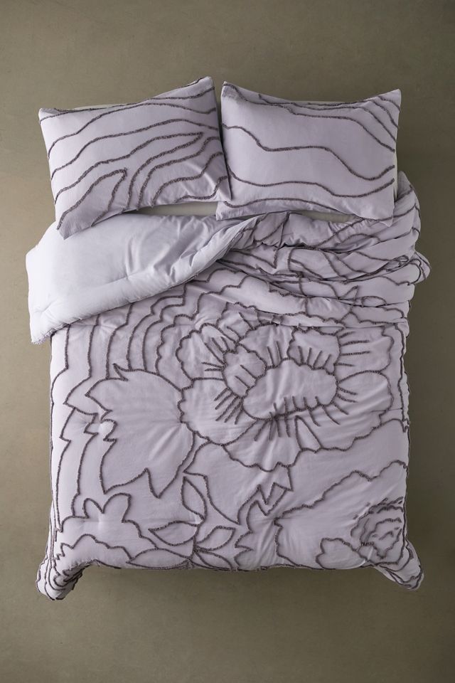 Margot Tufted Floral Comforter #1