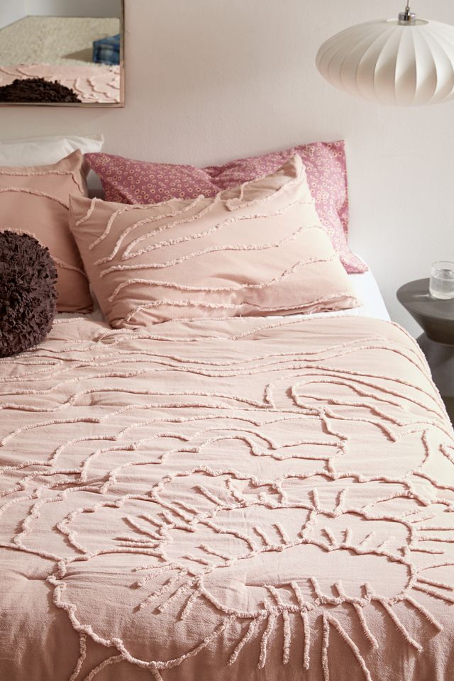 Margot Tufted Floral Woven Cotton Comforter Urban Outfitters