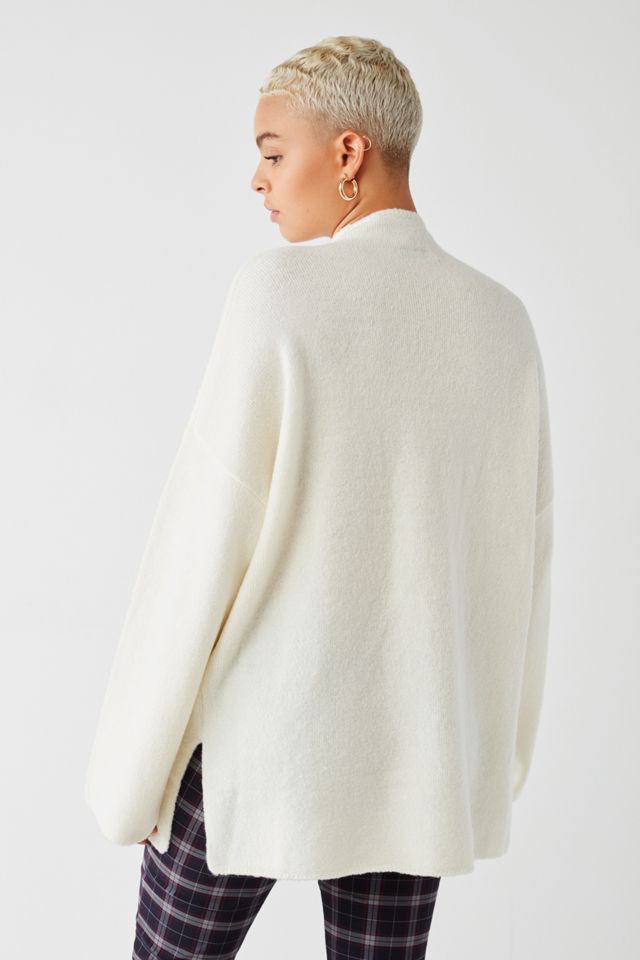 UO Benny Fuzzy Mock-Neck Sweater #5