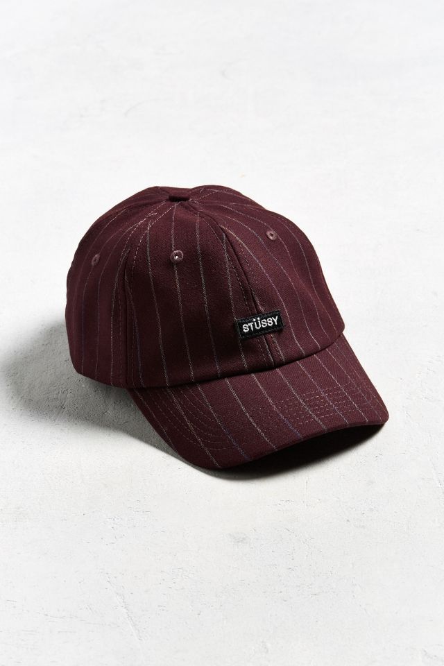 Stussy Rainbow Pinstripe Baseball Hat