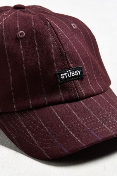 GW限定販売) 貴重 stussy PINSTRIPE CAP ステューシー キャップ ust