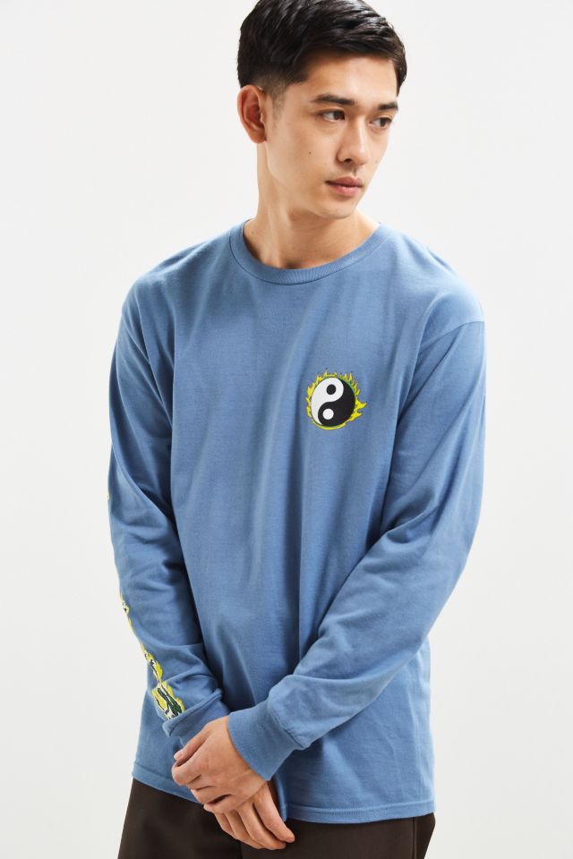 Stussy Yin-Yang Fire Long Sleeve Tee #1