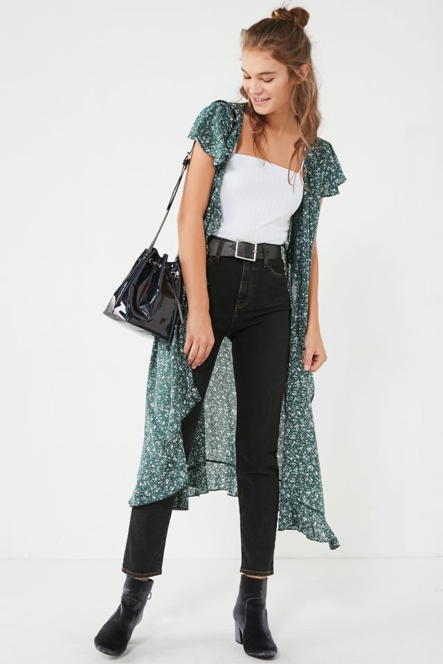 Kimchi Blue Ruffle Midi Wrap Dress #4