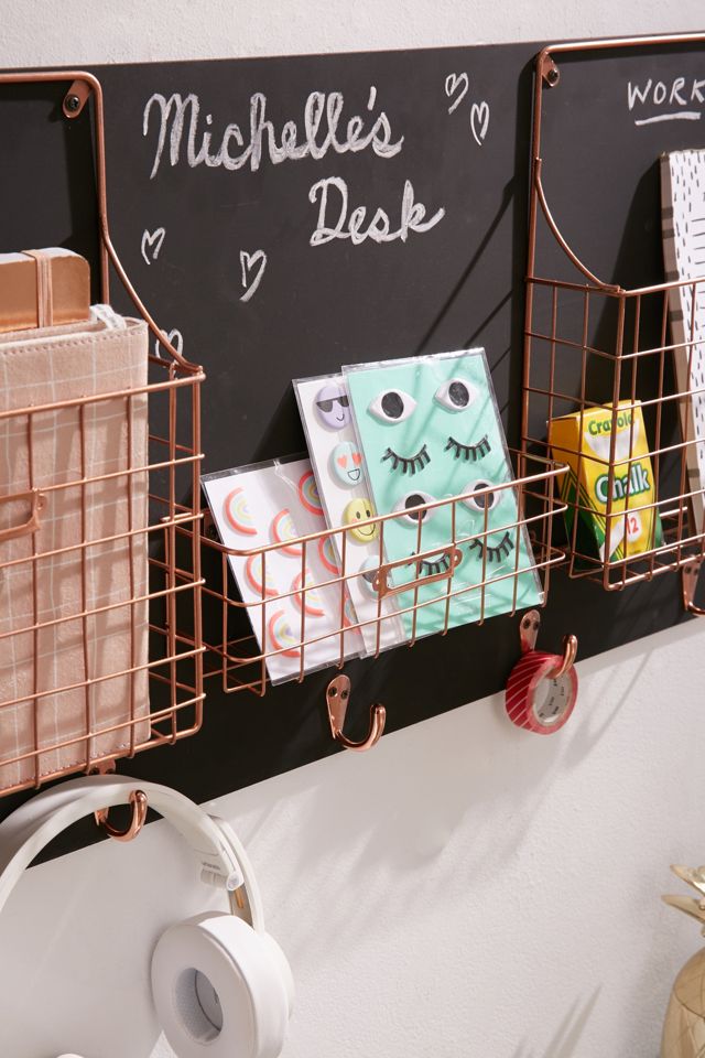 Chalkboard Wall Storage Organizer #1